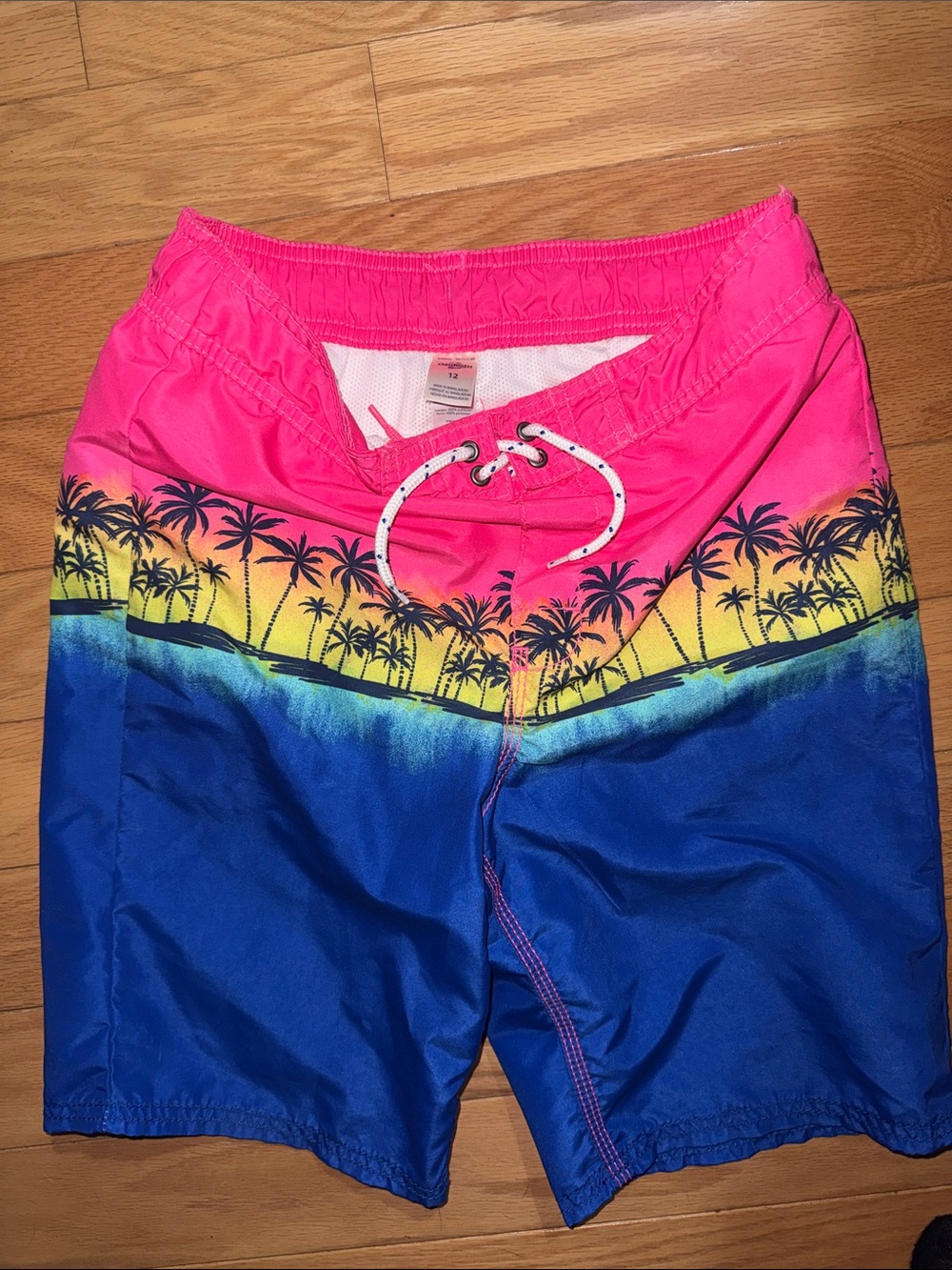 OshKosh B'gosh Bright Pink Swim Shorts - 12